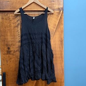 free people voile trapeze slip dress